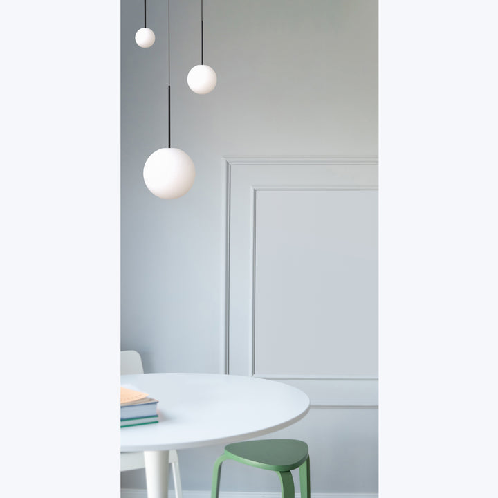 Bola Sphere LED Pendant 10" Diameter / Gunmetal