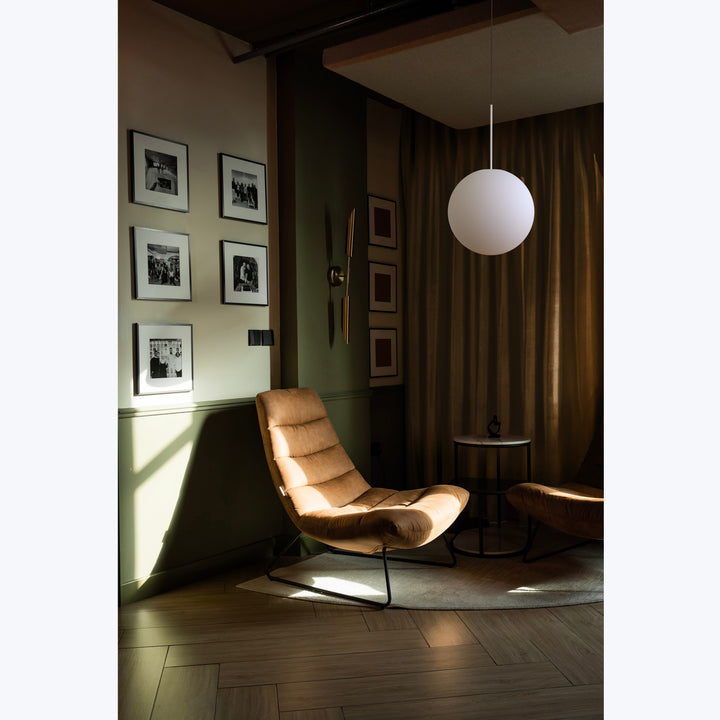 Bola Sphere LED Pendant 16" Diameter / Chrome
