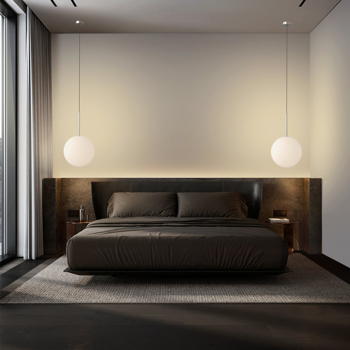 Bola Sphere LED Pendant 16" Diameter / Chrome