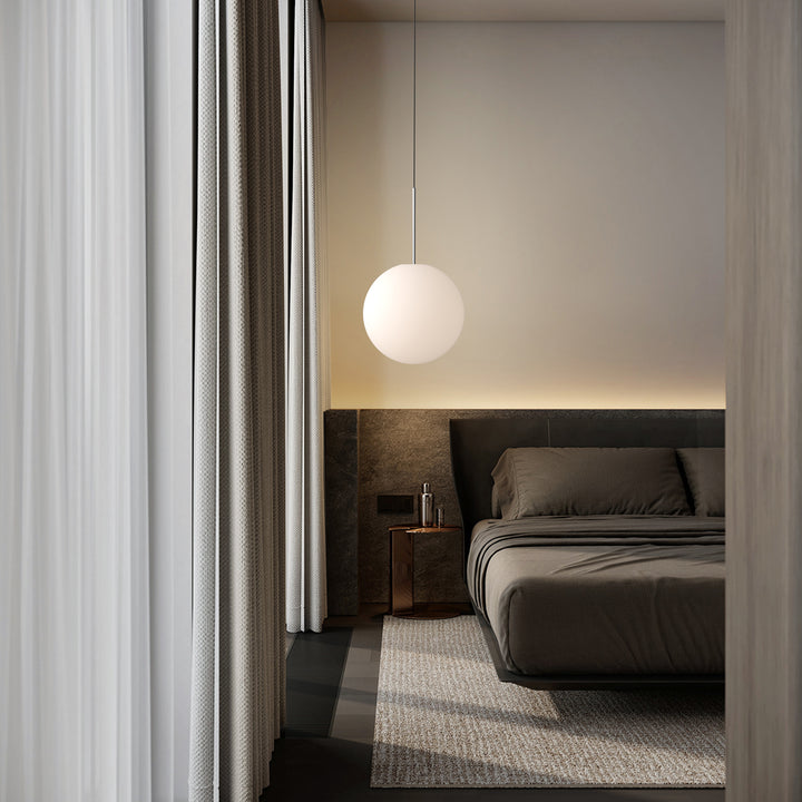 Bola Sphere LED Pendant 16" Diameter / Chrome