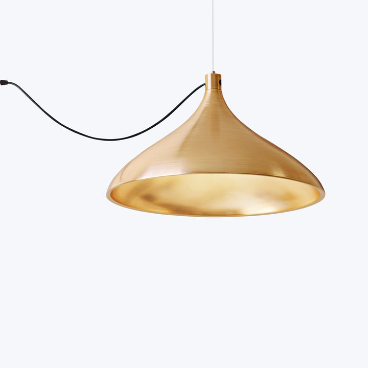 Swell LED String Pendant XL Wide / Brass / Brass