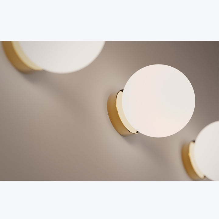 Bola LED Wall/Ceiling Lamp 6" Diameter / Brass