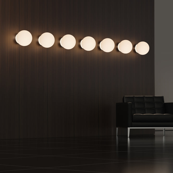 Bola LED Wall/Ceiling Lamp 8" Diameter / Chrome