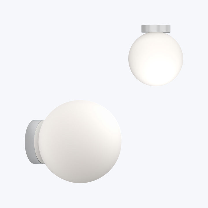 Bola LED Wall/Ceiling Lamp 10" Diameter / Chrome