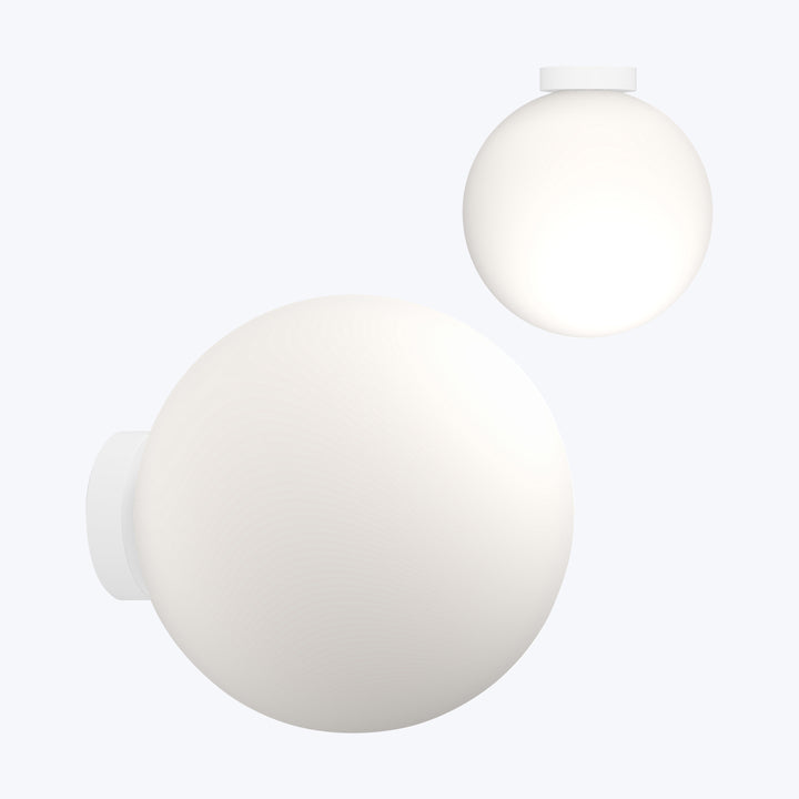 Bola LED Wall/Ceiling Lamp 16" Diameter / White
