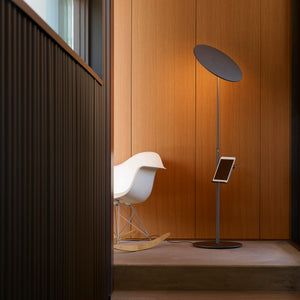 Circa LED Floor Lamp Graphite - hover