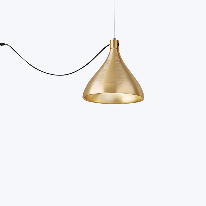 Swell LED String Pendant Medium / Brass / Brass