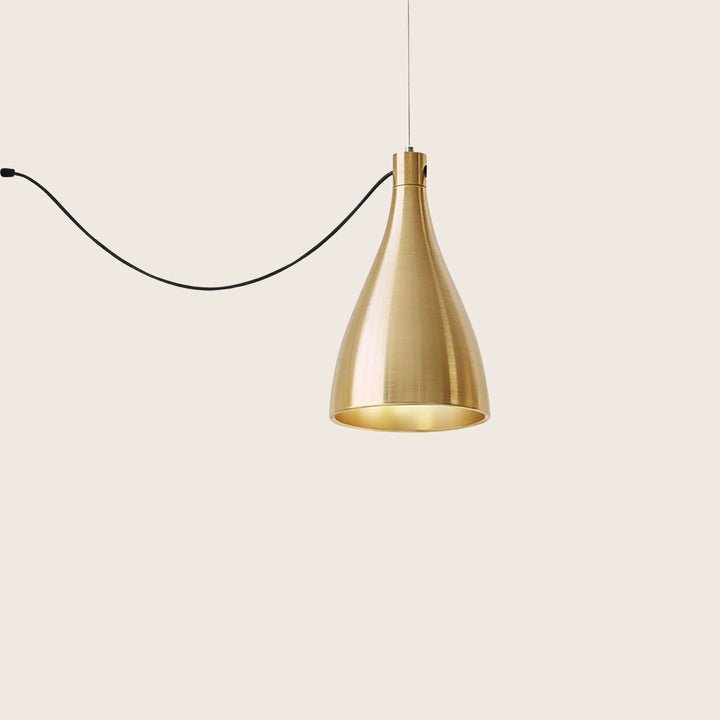 Swell LED String Pendant Narrow / Brass / Brass