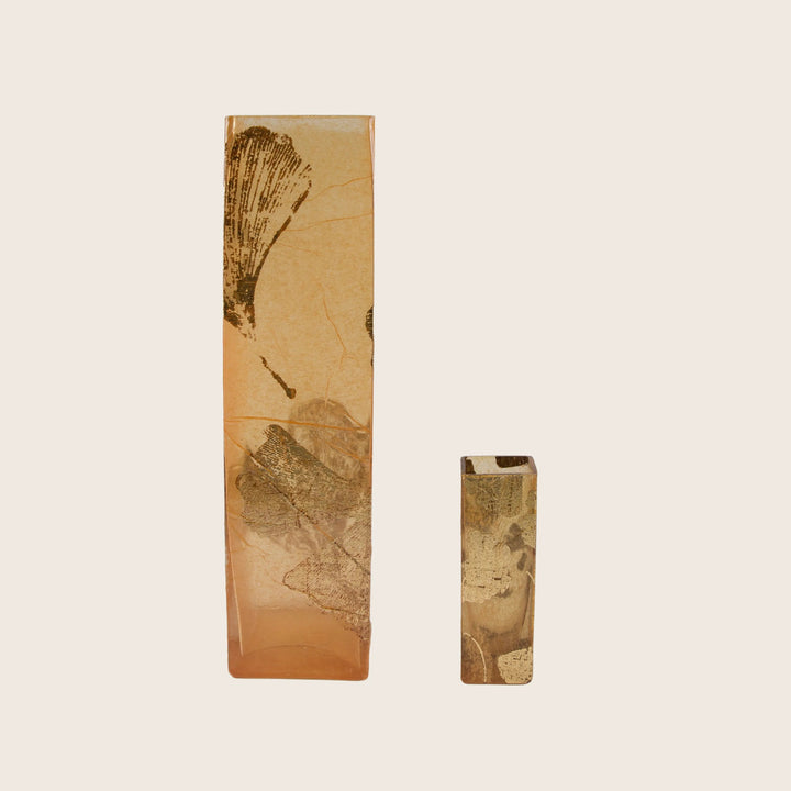 Gingko Copper Gold Vase XL
