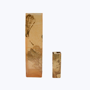 Gingko Copper Gold Vase Small - hover