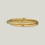14KYG Interlocking Double Bangle