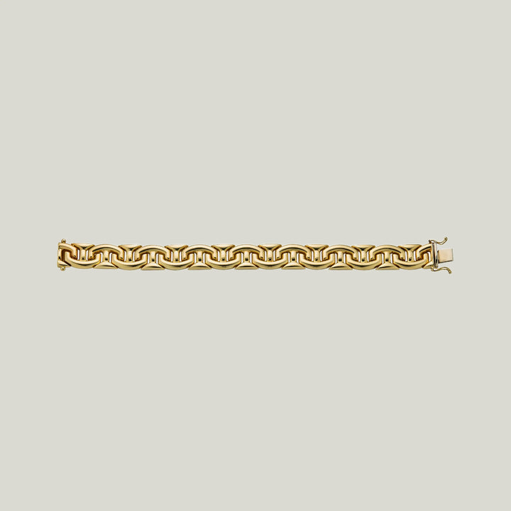 Italian 18KYG T-Link Bracelet