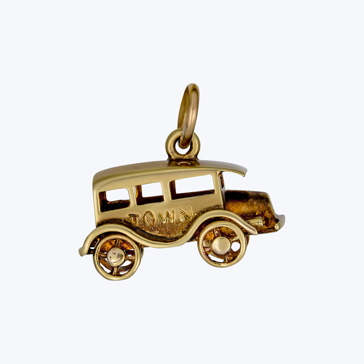 Retro 14KYG "Going to Town" Car Charm