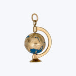 Retro 14KYG Enamel Globe Charm