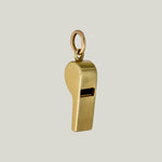 Vintage 14KYG Whistle Charm