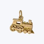 Vintage 14KYG Train Charm