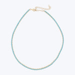 Turquoise Tennis Necklace