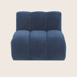 Grove Street Armless Chair Athens, Textured Velvet / Ink