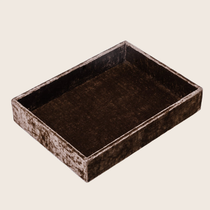 Stackable Silk Velvet Jewelry Tray