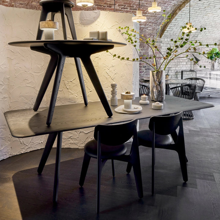 Slab Stool Black