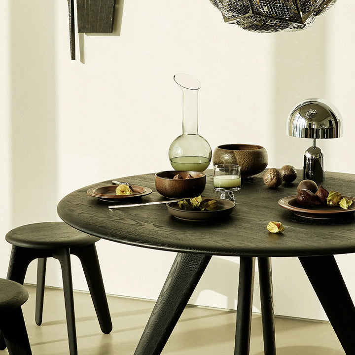 Slab Stool Black