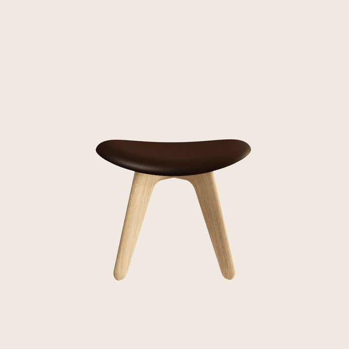 Image for Slab Leather Ottoman