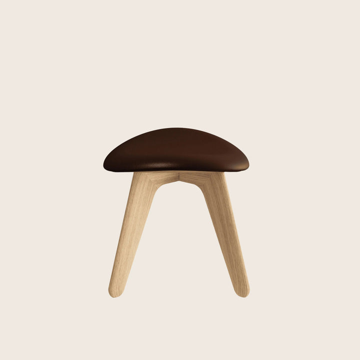 Image for Slab Leather Ottoman