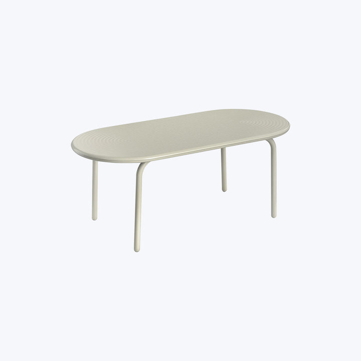 Groove Obround Outdoor Table Putty