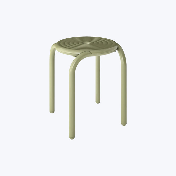 Groove Outdoor Stool Moss