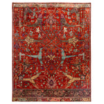 Red Soluna Traditional Wool Rug - 8'1" x 10'2"
