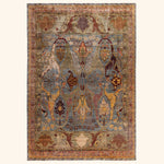 Grey Soluna Traditional Wool Rug - 8'7" x 12'3"
