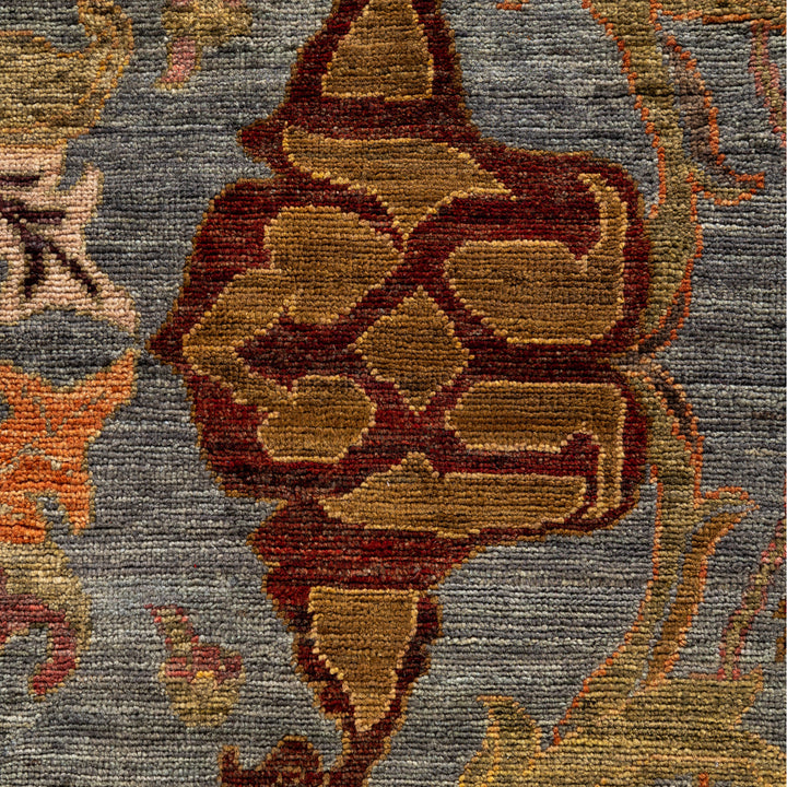Grey Soluna Traditional Wool Rug - 8'7" x 12'3"