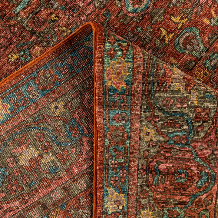 Red Soluna Traditional Wool Rug - 8'2" x 10'