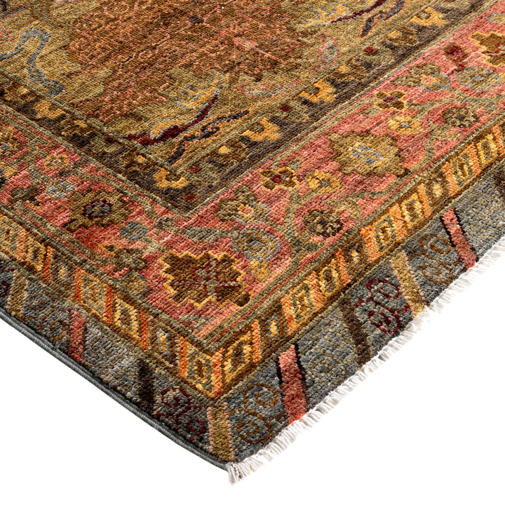 Grey Soluna Traditional Wool Rug - 8'10" x 12'2"