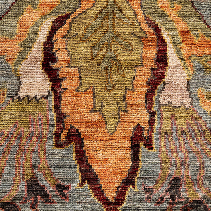 Grey Soluna Traditional Wool Rug - 8'10" x 12'2"