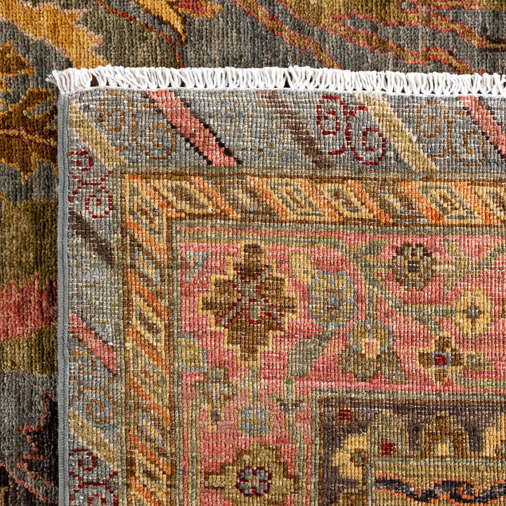 Grey Soluna Traditional Wool Rug - 8'10" x 12'2"