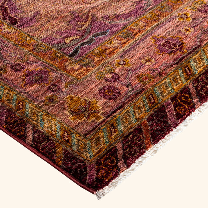 Red Soluna Traditional Wool Rug - 8'11" x 12'