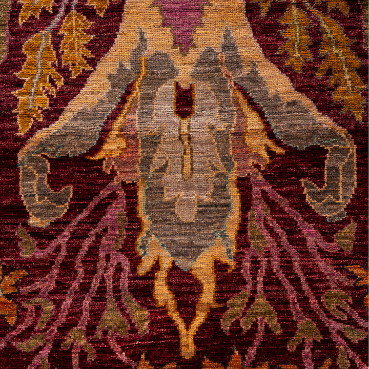 Red Soluna Traditional Wool Rug - 8'11" x 12'