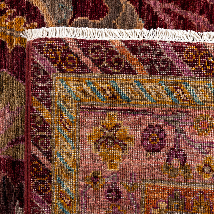 Red Soluna Traditional Wool Rug - 8'11" x 12'
