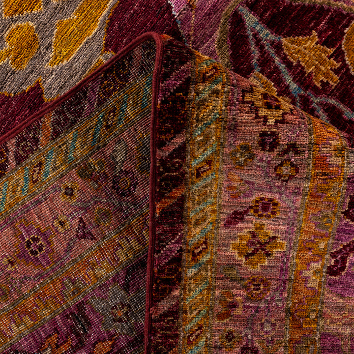Red Soluna Traditional Wool Rug - 8'11" x 12'