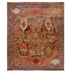 Green Soluna Traditional Wool Rug - 8'1" x 9'10"