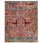Pink Soluna Traditional Wool Rug - 8' x 9'10"