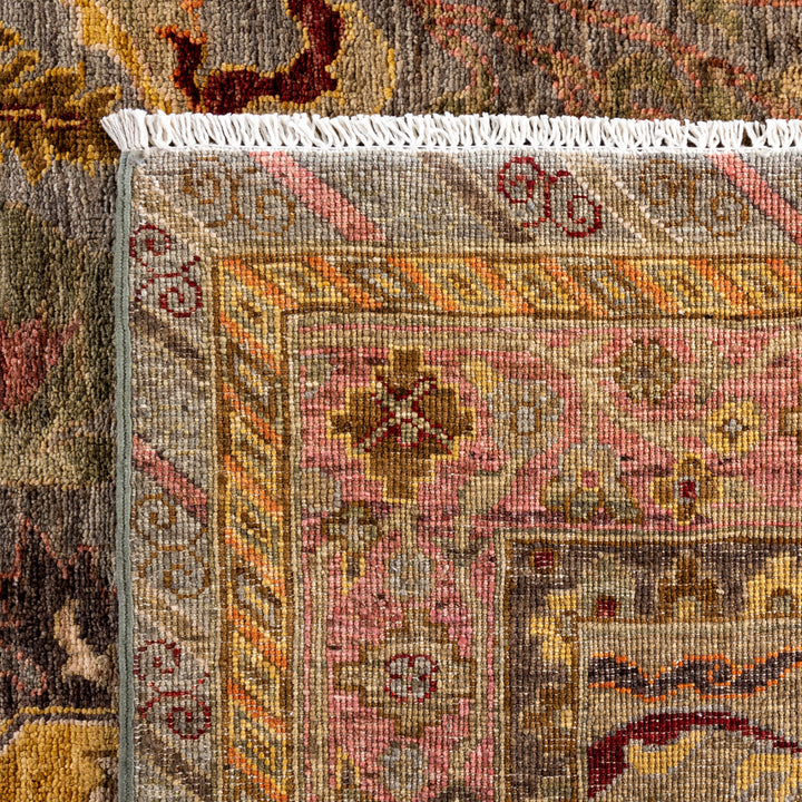 Grey Soluna Traditional Wool Rug - 9' x 12'