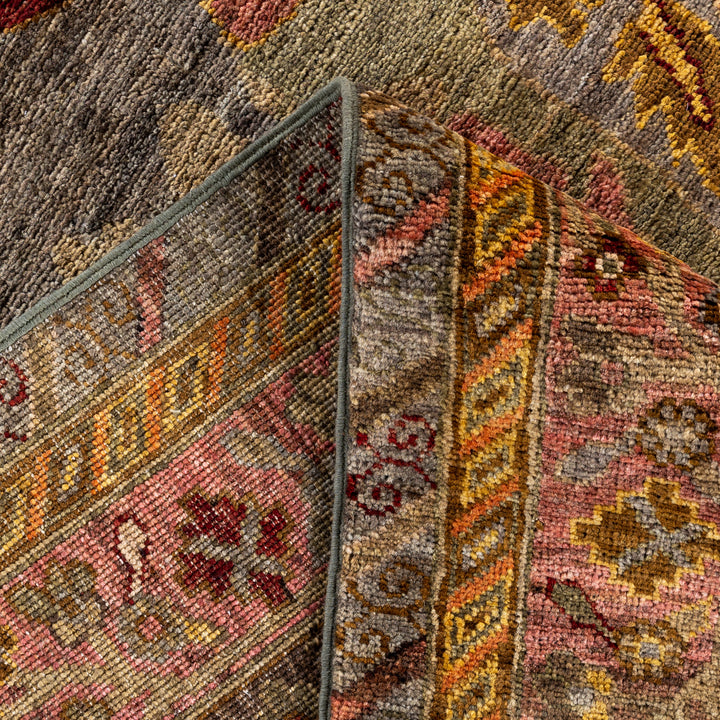Grey Soluna Traditional Wool Rug - 9' x 12'