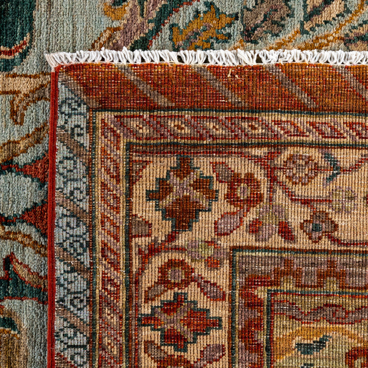 Blue Soluna Traditional Wool Rug - 8'3" x 9'9"