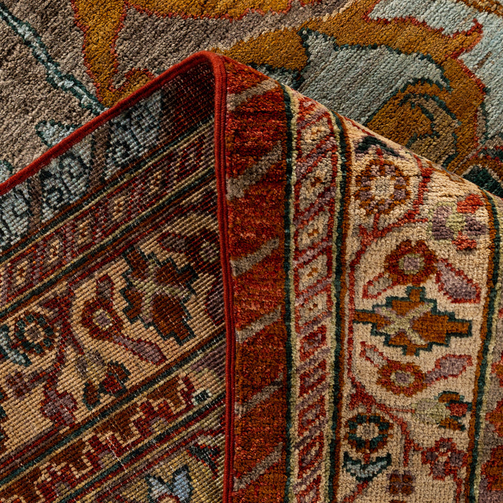 Blue Soluna Traditional Wool Rug - 8'3" x 9'9"