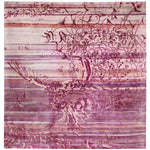 Pink Alchemy Contemporary Silk Rug - 9'9" x 10'4"