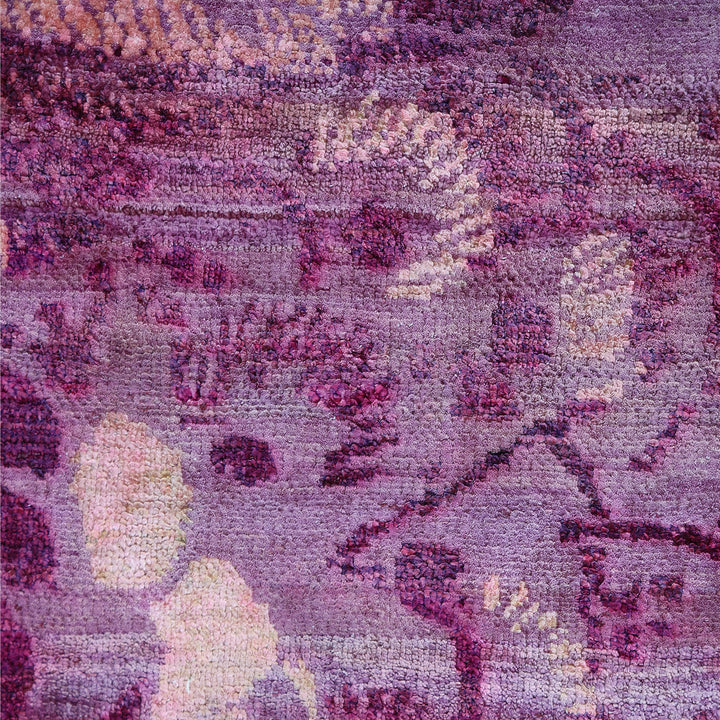 Pink Alchemy Contemporary Silk Rug - 9'9" x 10'4"