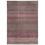 Pink Alchemy Contemporary Silk Wool Blend Rug - 5'2" x 7'1"