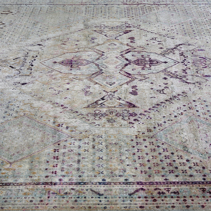 Grey Alchemy Traditional Silk Rug - 8'9" x 12'11"